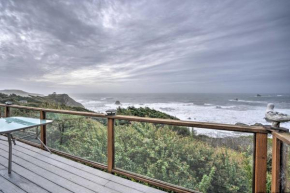 Serenity By The Sea - Chic Oceanfront Home with Deck